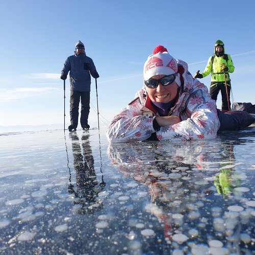 Пять дней по льду Байкала в 2022 году. Тур самый популярный.   (фото 6)